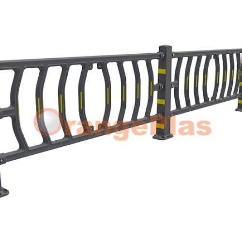 Flexible Guardrail with Panel